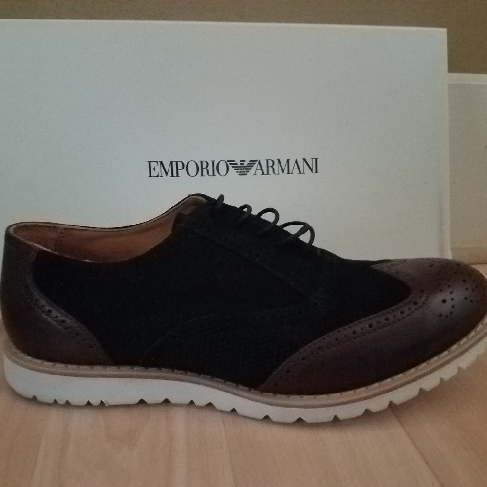NIB Emporio Armani Sneaker Bottom Derby